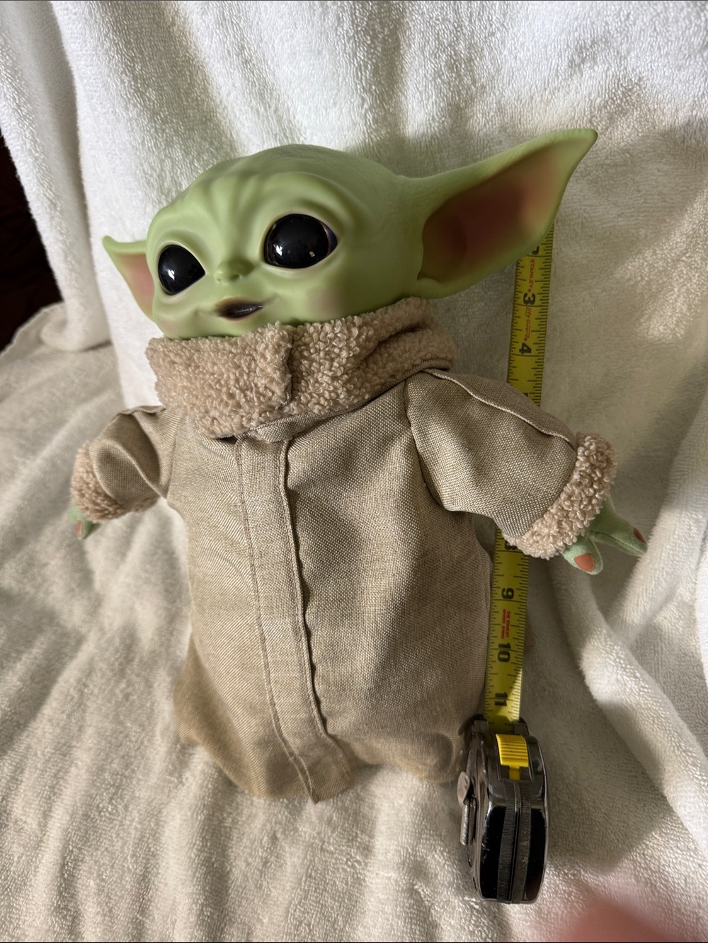 Star Wars Grogu Plush — Green with Beige Coat
